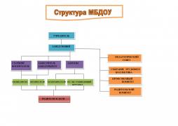 Руководство детского сада
- заведующий детским садом
- заместитель заведующего
- старший воспитатель
- заведующий хозяйством